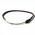 Gucci Horsebit Thin Belt Brown