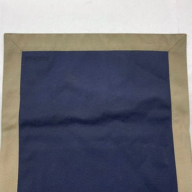 Hermes Clutch Bag Tapidocel Navy Beige — view 8