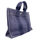 Hermes Tote Deauville PM Canvas Navy Silver — view 2
