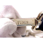 Fendi Strap Leather Shoulder Tote Bag Navy Multicolor — view 4