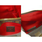 Louis Vuitton Bloomsbury PM Damier Ebene Shoulder Bag Pochette — view 9