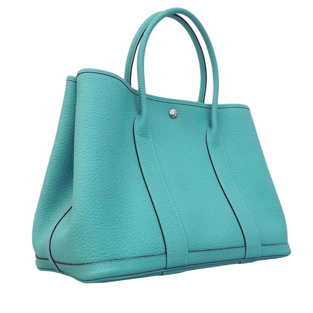 Hermes Tote Garden Party PM Country Blue Atoll Silver — view 2