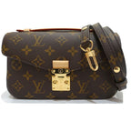 Louis Vuitton Pochette Metis East West Shoulder Bag Monogram Canvas Gold