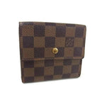 Louis Vuitton Wallet Damier Porte Monnaie Vie Carte Cles Di Ebne Brown