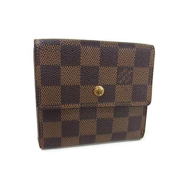Louis Vuitton Wallet Damier Porte Monnaie Vie Carte Cles Di Ebne Brown