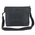 Gucci GG Nylon Leather Shoulder Bag Crossbody Messenger Business Tote