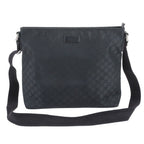 Gucci GG Nylon Leather Shoulder Bag Crossbody Messenger Business Tote