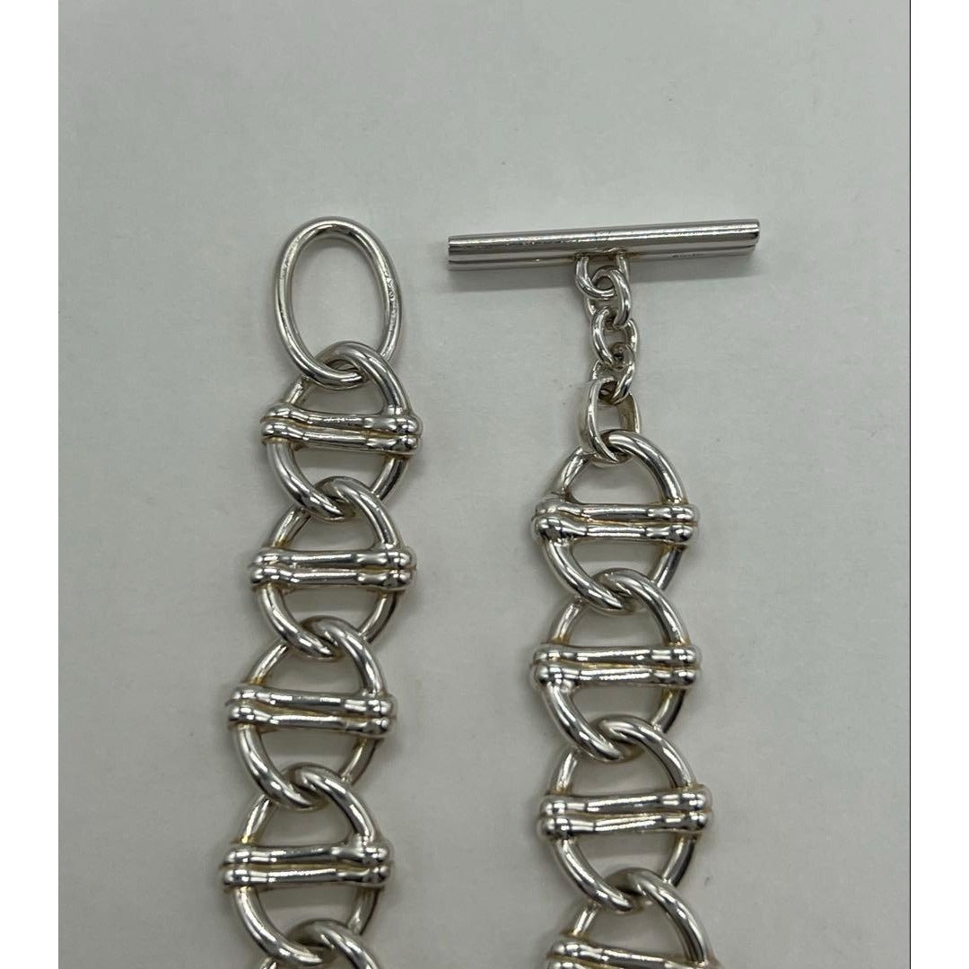 Gucci Anchor Chain Toggle Bracelet SV 925 Vintage — view 8
