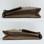 Hermes Sac A Depeches 38 Etoupe Taurillon Clemence F Stamp — view 5