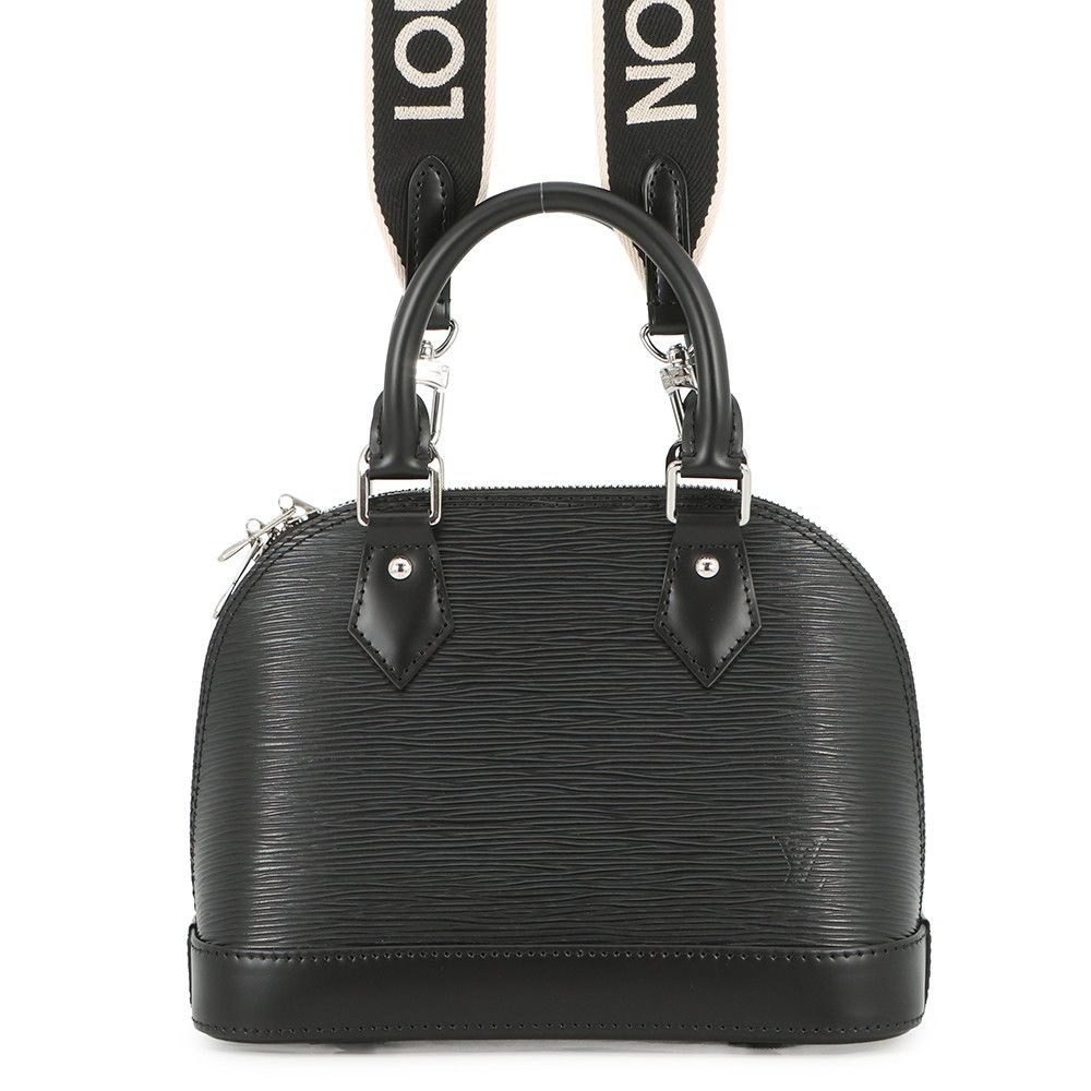 Louis Vuitton Epi Alma BB 2-Way Shoulder Bag Black