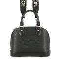 Louis Vuitton Epi Alma BB 2-Way Shoulder Bag Black