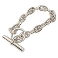 Hermes Chaine D'ancre MM 16 Frames Silver Bracelet