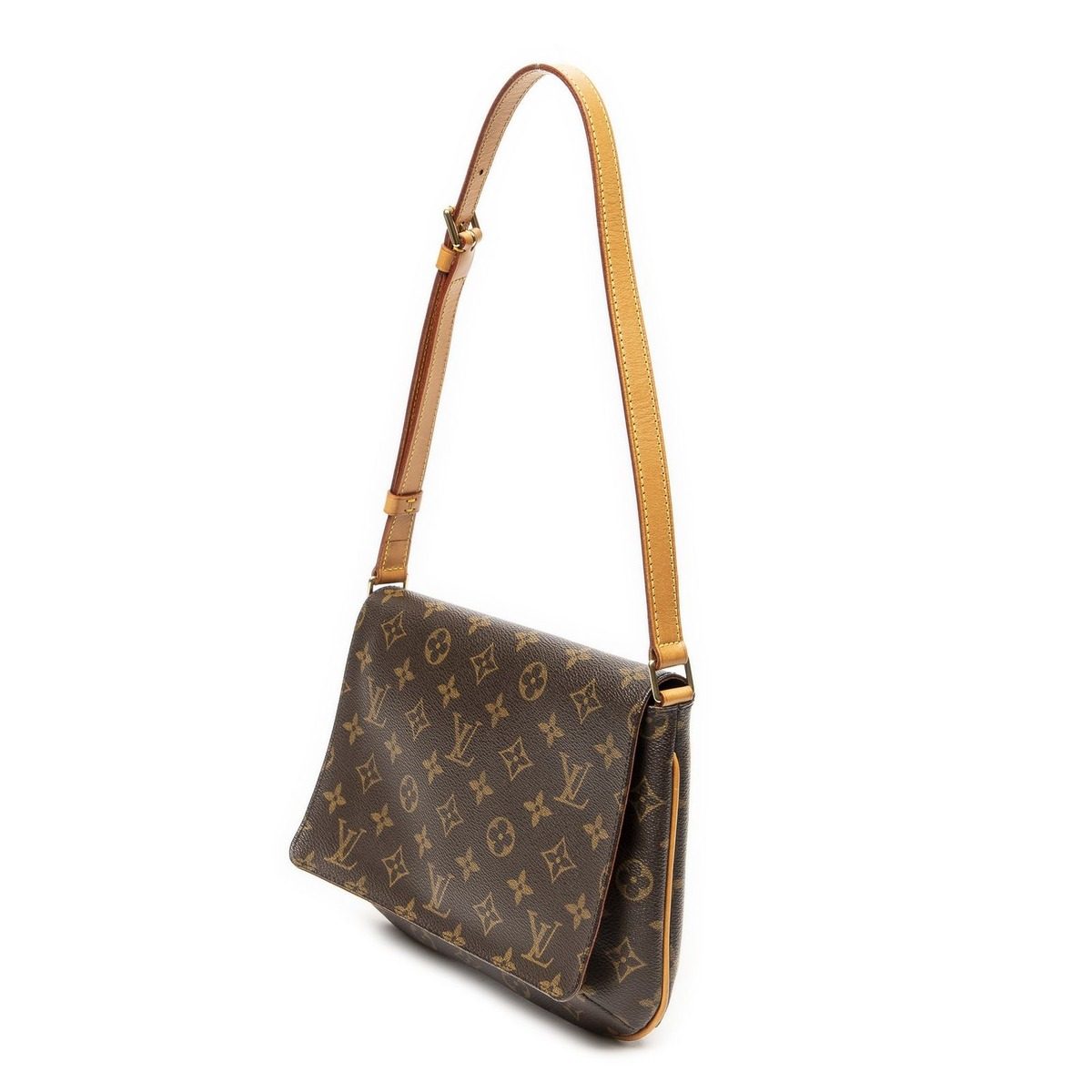 Louis Vuitton Musette Tango Brown Monogram Canvas Messenger Bag — view 2
