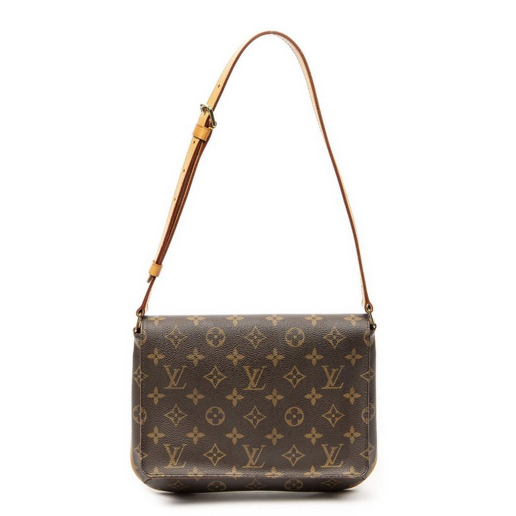 Louis Vuitton Musette Tango Brown Monogram Canvas Messenger Bag