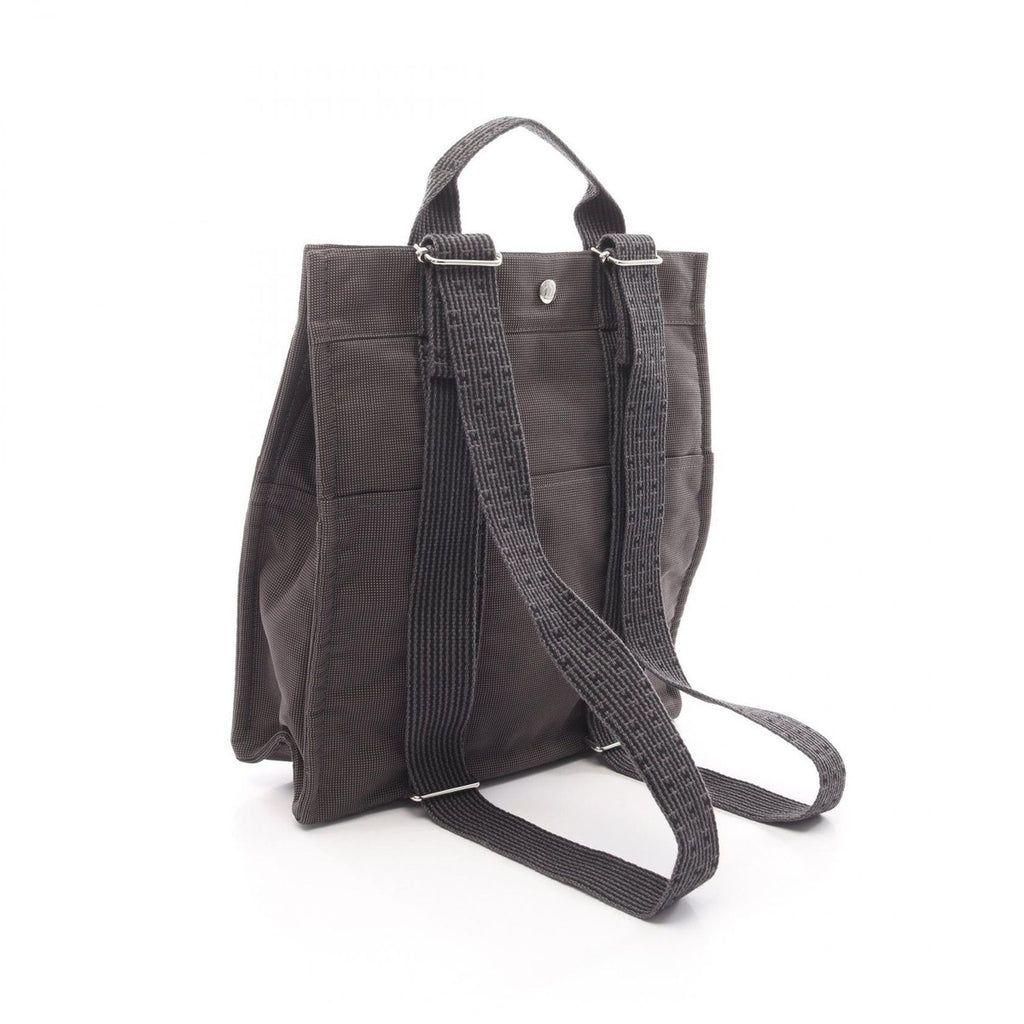 Hermes Backpack Her Line a Dos MM Gray Canvas — view 2