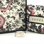 Gucci Brandet Ring Silver