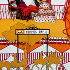 Hermes Scarf Silk Carre 90 Feria de Sevilla Seville Holiday Red — view 7