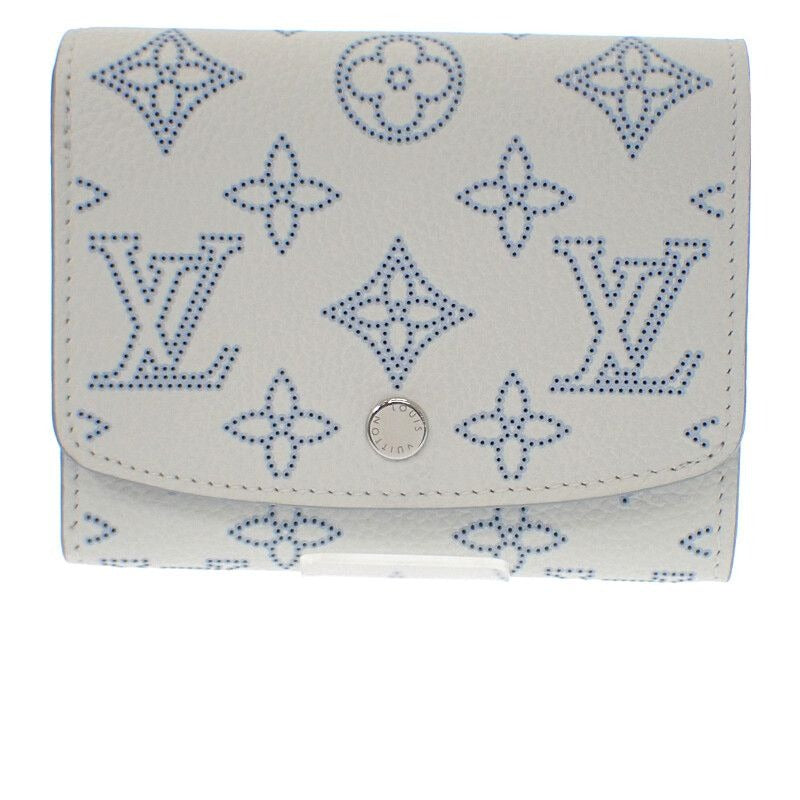Louis Vuitton Portefeuille Iris Compact Bifold Wallet Monogram Mahina