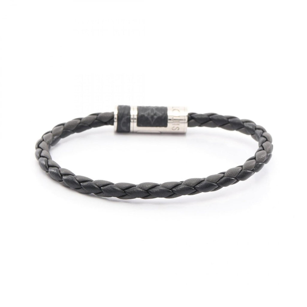 Louis Vuitton Bracelet Stainless Steel Silver Black-based — view 2