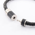 Louis Vuitton Bracelet Stainless Steel Silver Black-based — view 3