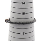 Louis Vuitton Bracelet Stainless Steel Silver Black-based — view 6