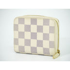 Louis Vuitton Zippy Coin Purse Damier Azur Case — view 2