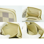 Louis Vuitton Zippy Coin Purse Damier Azur Case — view 8