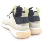 Chanel Partly Suede Leather 20K CC Logo Low Cut Sneakers Beige 39 — view 6