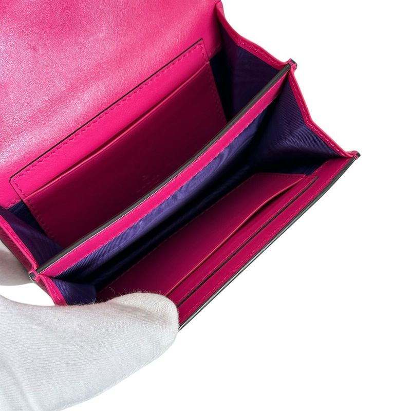 Gucci 2-Way Bag Handbag GG Mini Matelasse Pink — view 8
