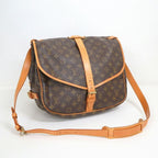 Louis Vuitton Saumur 35 Shoulder Bag Monogram Brown