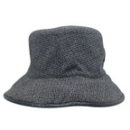 Gucci GG Plaid Reversible Bucket Hat Black Street Casual Trend