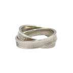 Tiffany & Co Interlocking Silver Ring — view 2