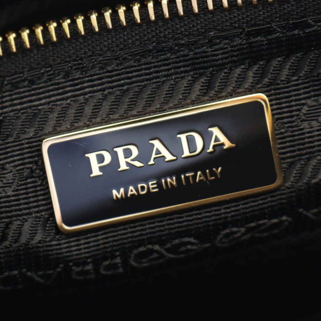 Prada Shoulder Bag Re Edition Black Nylon Saffiano Leather Editio — view 4