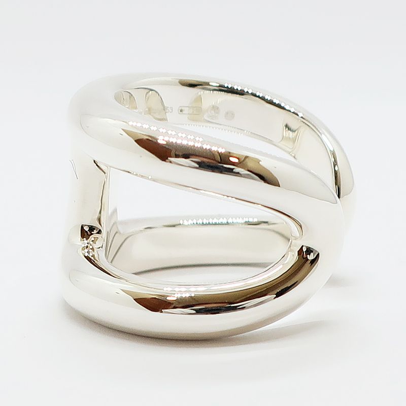 Hermes Osmozu GM Ring 53 AG 925 Silver B Jewelry SV — view 4
