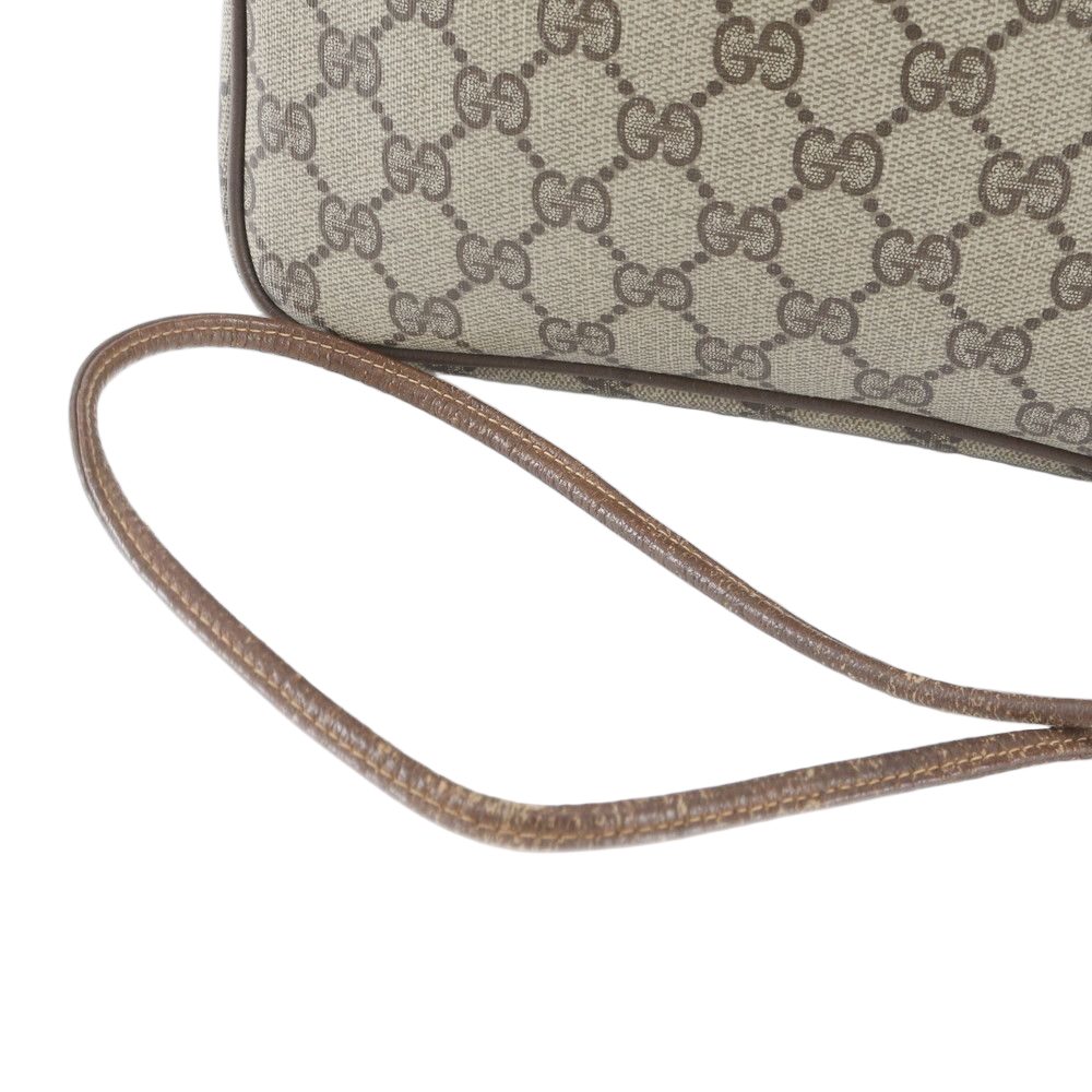 Gucci Vintage GG Supreme Leather Shoulder Bag Crossbody Hand Tote — view 2