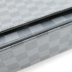 Louis Vuitton Damier Graphite District MM Shoulder Bag — view 3