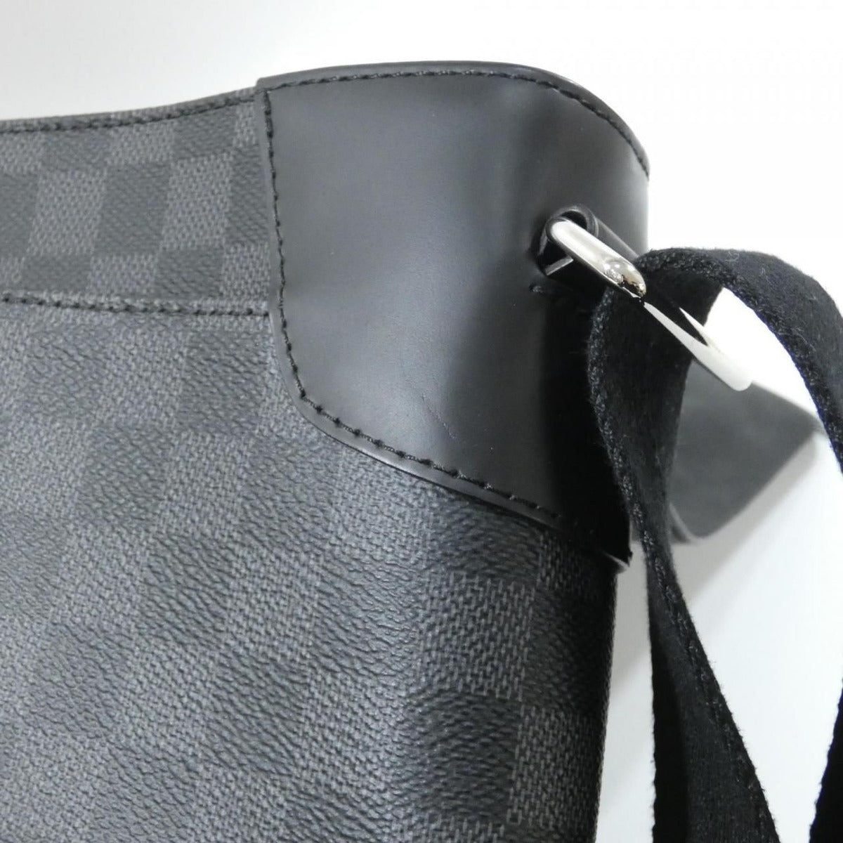 Louis Vuitton Damier Graphite District MM Shoulder Bag — view 5