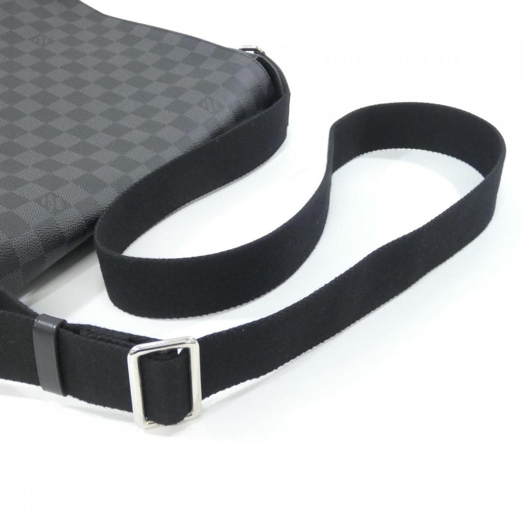 Louis Vuitton Damier Graphite District MM Shoulder Bag — view 6