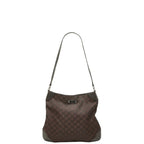 Gucci GG Canvas Shoulder Bag Brown