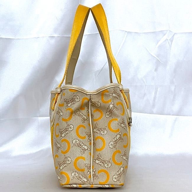 Celine Tote Bag Beige Yellow C Macadam — view 3