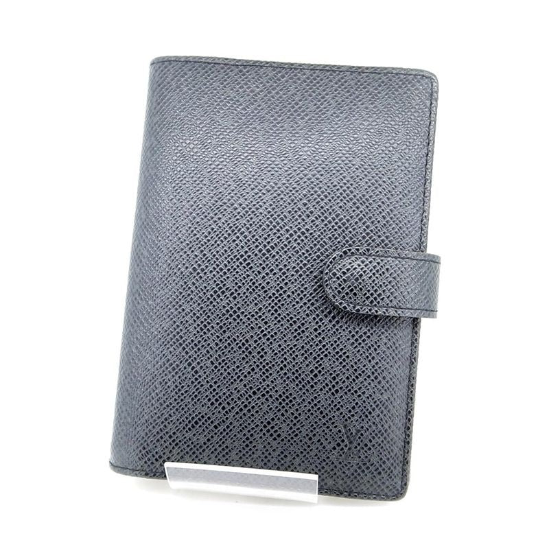 Louis Vuitton Agenda PM Ardoise Notebook Cover Black — view 2