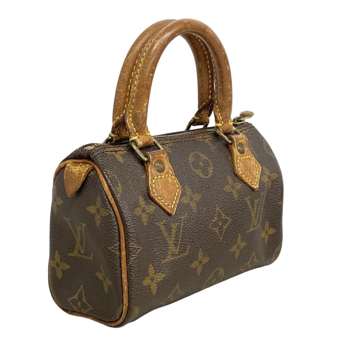Louis Vuitton Handbag Monogram Mini Speedy Brown — view 2