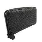 Bottega Veneta Intrecciato Leather Black Wallet — view 2