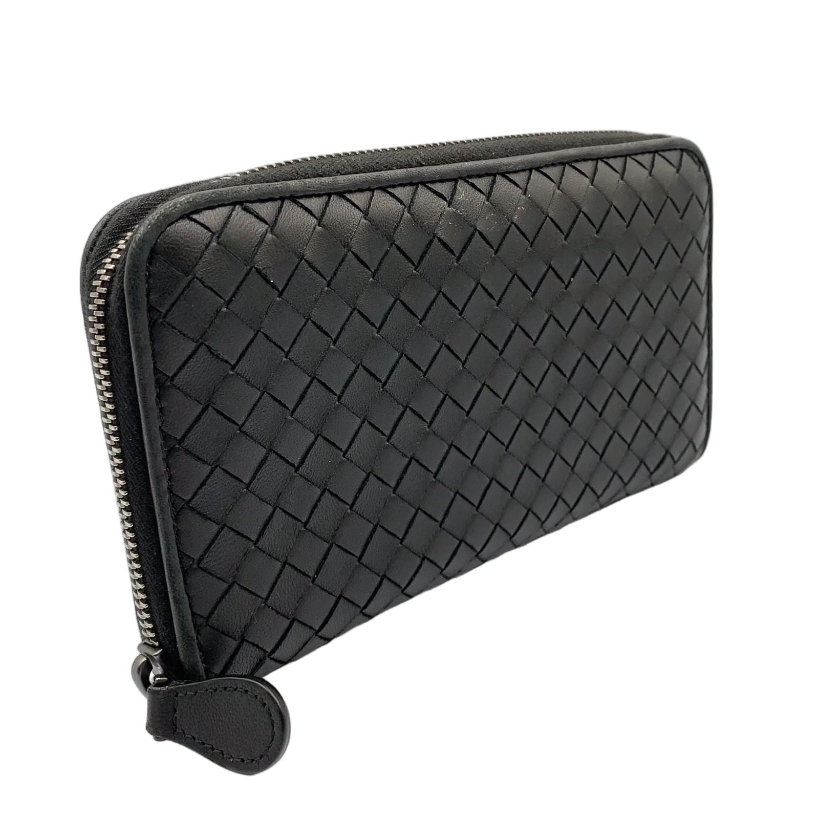 Bottega Veneta Intrecciato Leather Black Wallet — view 2
