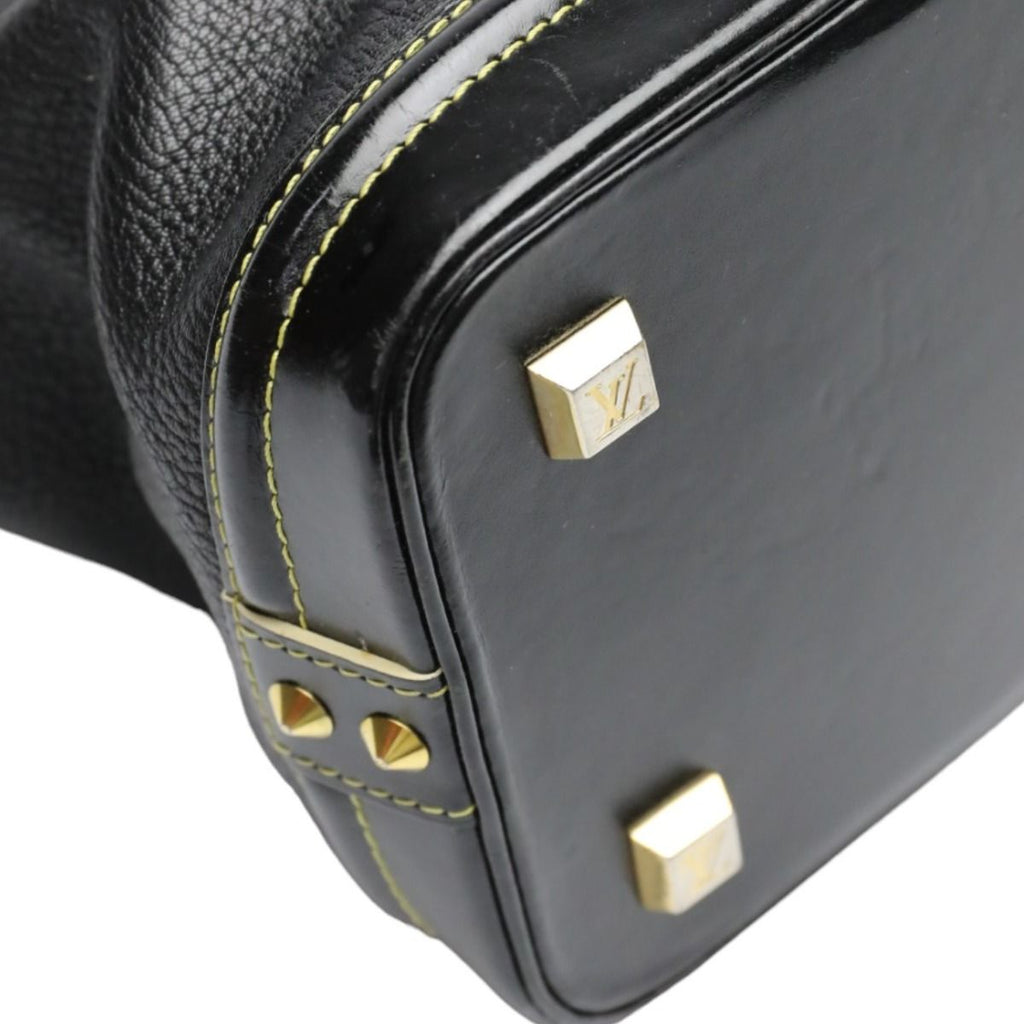 Louis Vuitton Suhali Handbag Lock It PM Noir Black — view 7