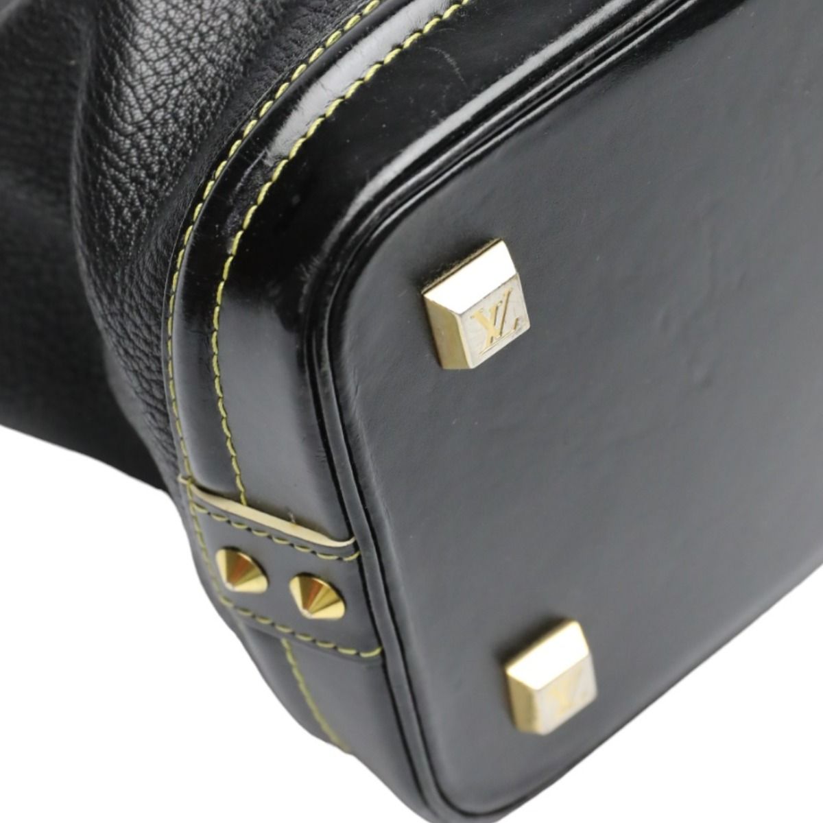 Louis Vuitton Suhali Handbag Lock It PM Noir Black — view 7