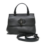 Gucci Daily Bamboo 2-Way Handbag Black Shoulder Leather — view 2