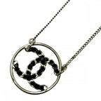 Chanel Necklace Coco Mark Chain Design Accessory Pendant GP — view 3