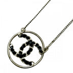 Chanel Necklace Coco Mark Chain Design Accessory Pendant GP