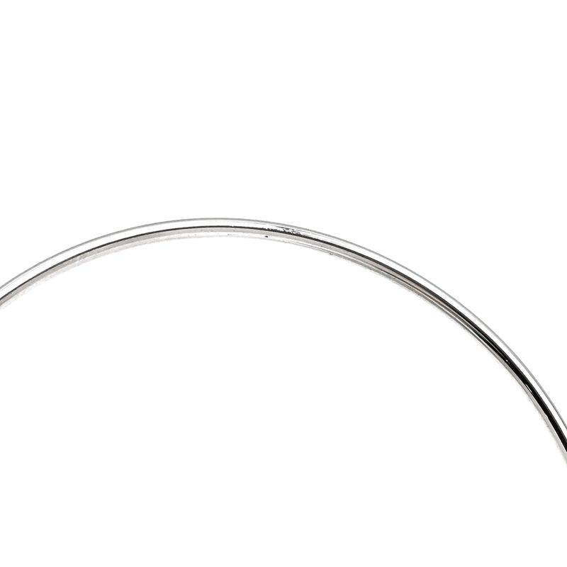 Hermes Earrings Silver 925 AG SV Loop Hoop Swing — view 6